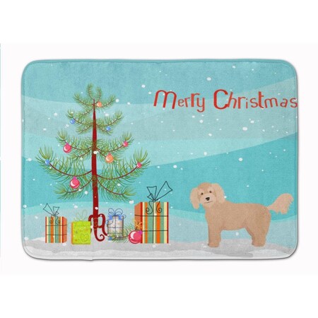 Carolines Treasures Bichpoo Christmas Tree Machine Washable Memory Foam Mat CK3806RUG